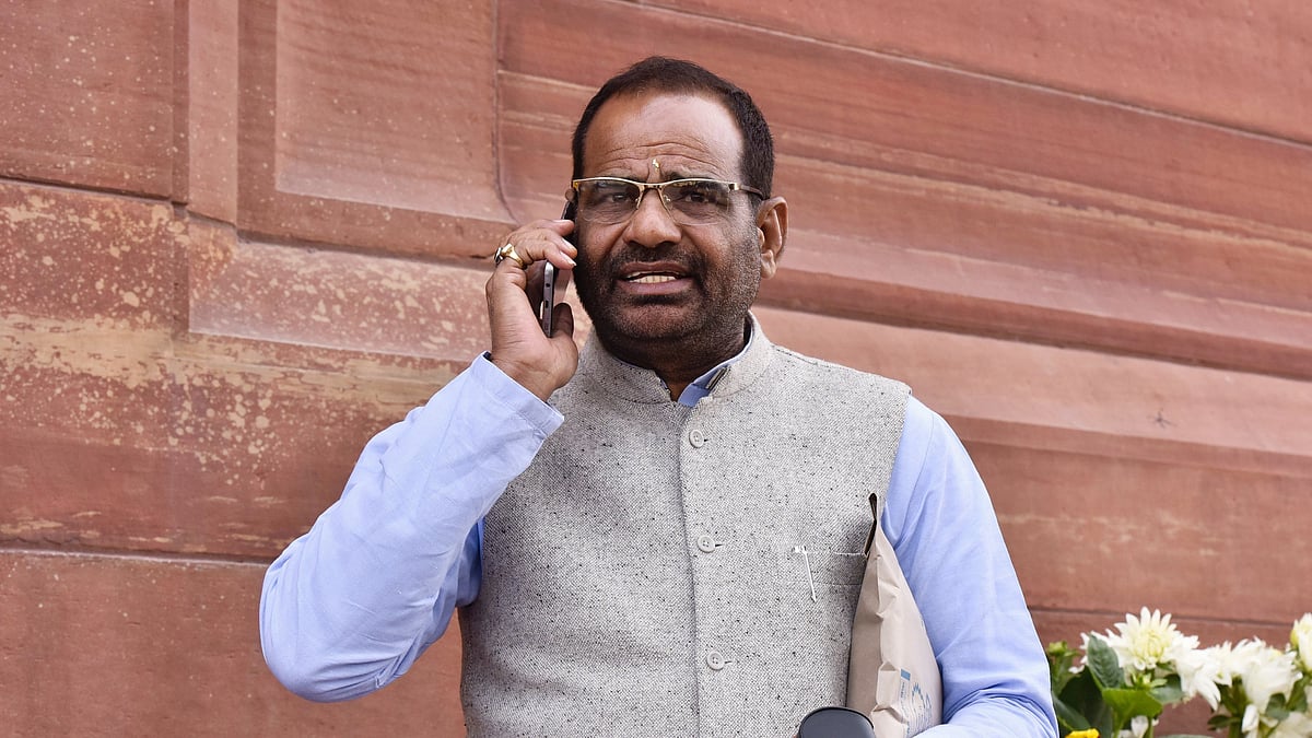Youth Congress protests at BJP leader Ramesh Bidhuri's home over remarks on Priyanka