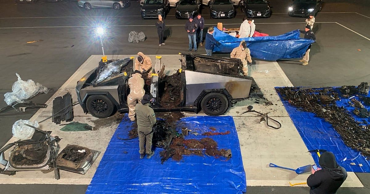 AI used in Tesla Cybertruck explosion near Trump Hotel in Las Vegas, say police