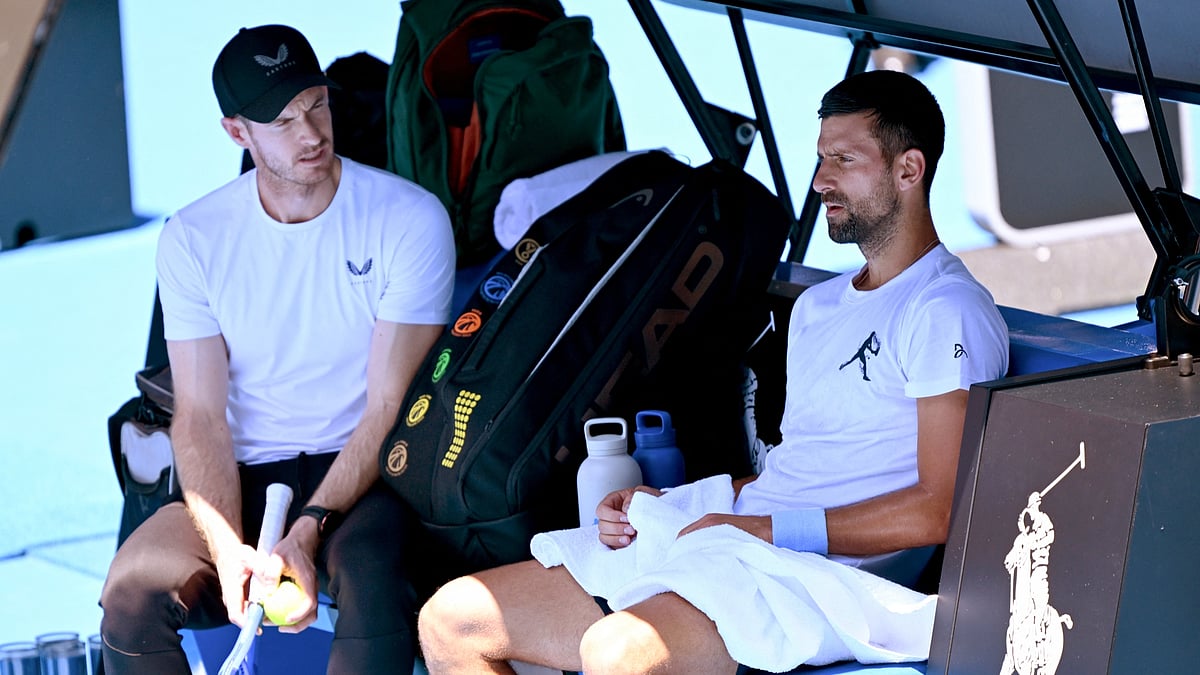 Australian Open: Djokovic’s entry with new coach Andy Murray turns heads