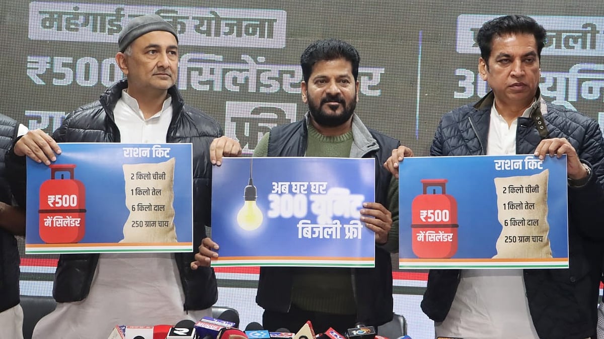 Delhi polls: Congress’ anti-inflation ration kit of Rs 500 LPG cylinder, groceries