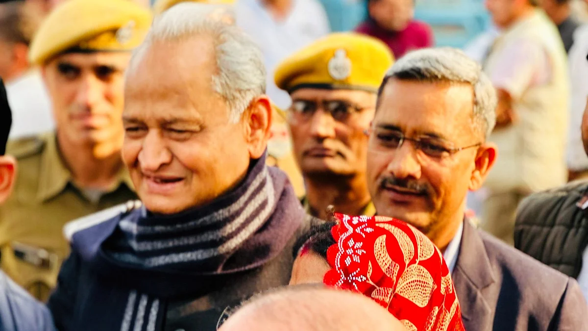 Former Rajasthan CM Ashok Gehlot (photo: @ashokgehlot51/X) 