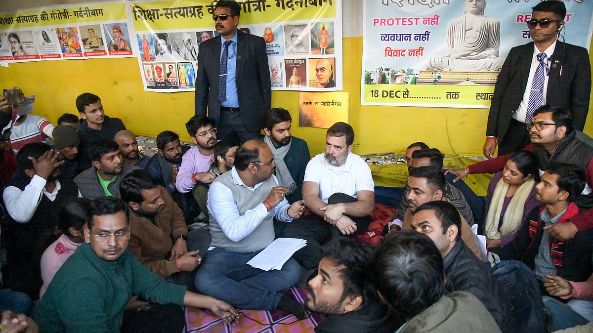 Rahul Gandhi visits BPSC protest site in Patna, assures full support to students