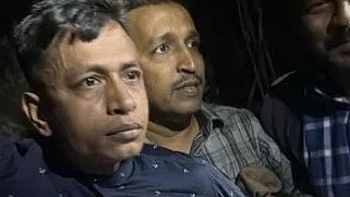 Mohammad Shariful Islam Shehzad in police custody (photo: IANS)