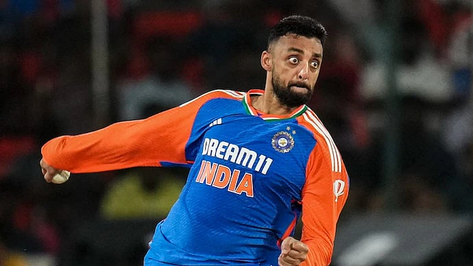 Varun Chakravarthy set up the match for India with a three-wicket haul