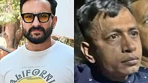 Saif Ali Khan (left) and Mohammad Shariful Islam Shehzad (photo: IANS)