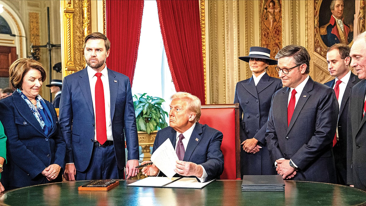 Trumpets in Washington, tensions in Delhi