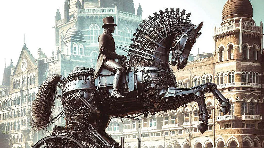 'Kala Ghoda': AI image generated by Mustansir Dalvi