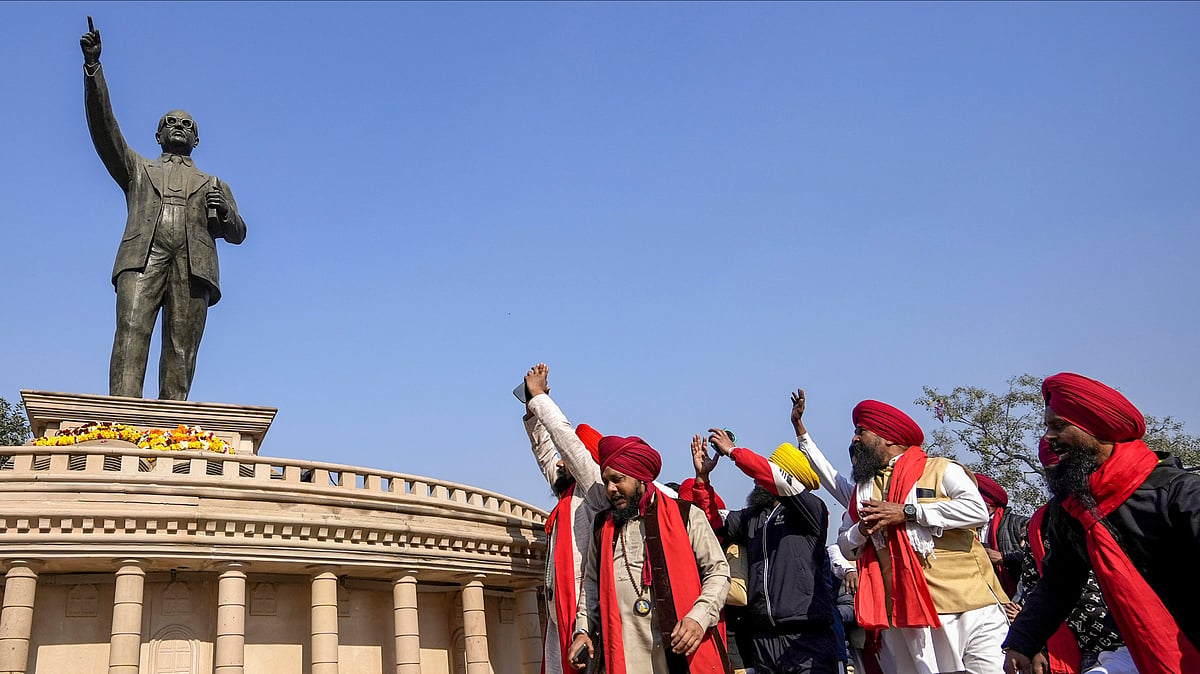 Dalit bodies protest over attempt to vandalise Ambedkar statue in Amritsar