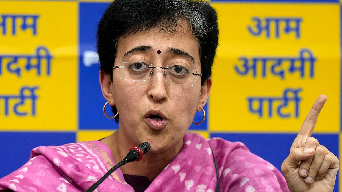 Former Delhi chief minister Atishi 
