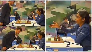 R. Vaishali’s handshake refused by Uzbek grandmaster stirs up a debate