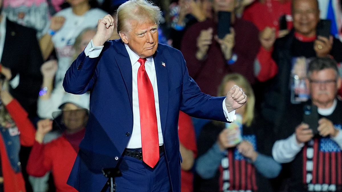 Donald Trump in Las Vegas on 25 January (photo: PTI)