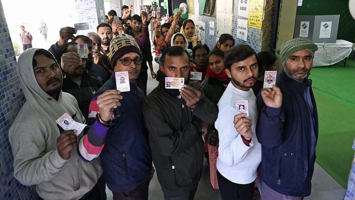 Delhi records over 60 per cent voter turnout till 11.30 pm