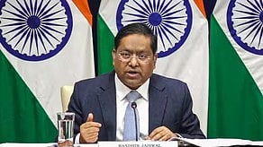 MEA spokesperson Randhir Jaiswal (photo: IANS)