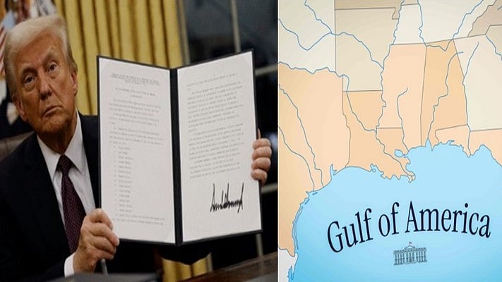 Trump declares 9 February ‘Gulf of America Day’, renaming Gulf of Mexico