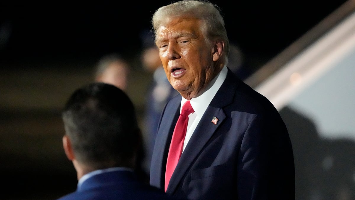 Donald Trump in New Orleans on 10 February (photo: PTI)