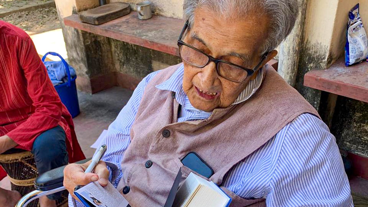 Nobel laureate Amartya Sen (photo: PTI)
