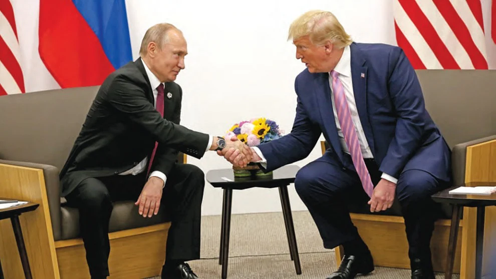 US President Donald Trump with his Russian counterpart Vladimir Putin (photo: Getty Images)
