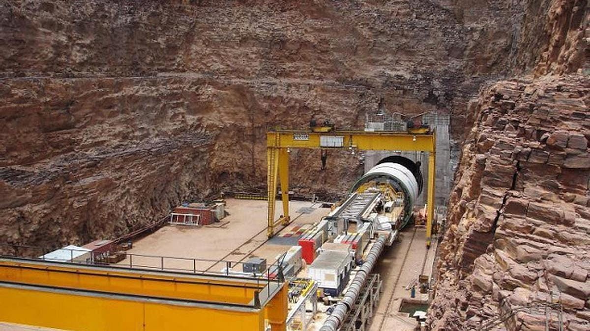 SLBC tunnel project in Telangana (photo: @umasudhir/X)