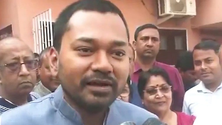 Nitish Kumar's son Nishant Kumar (video screengrab)