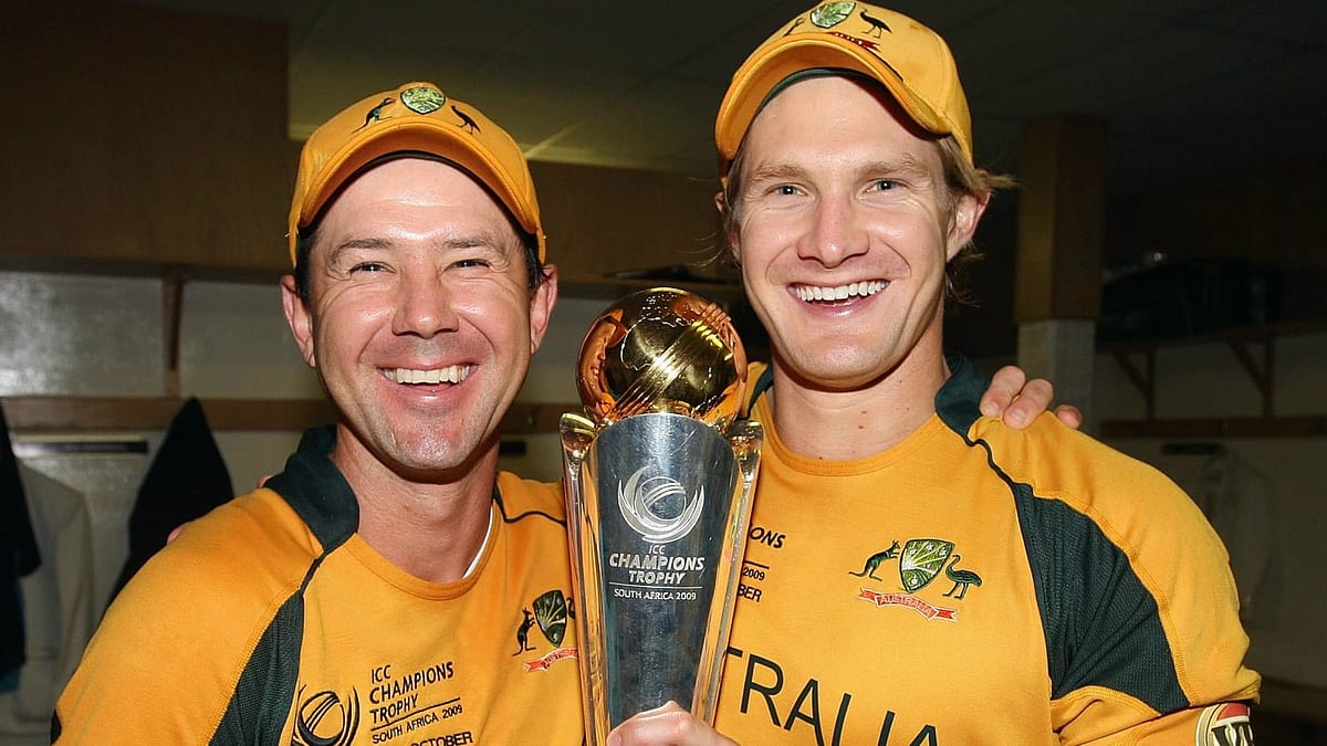 Awesome twosome: Ricky Ponting with Shane Watson