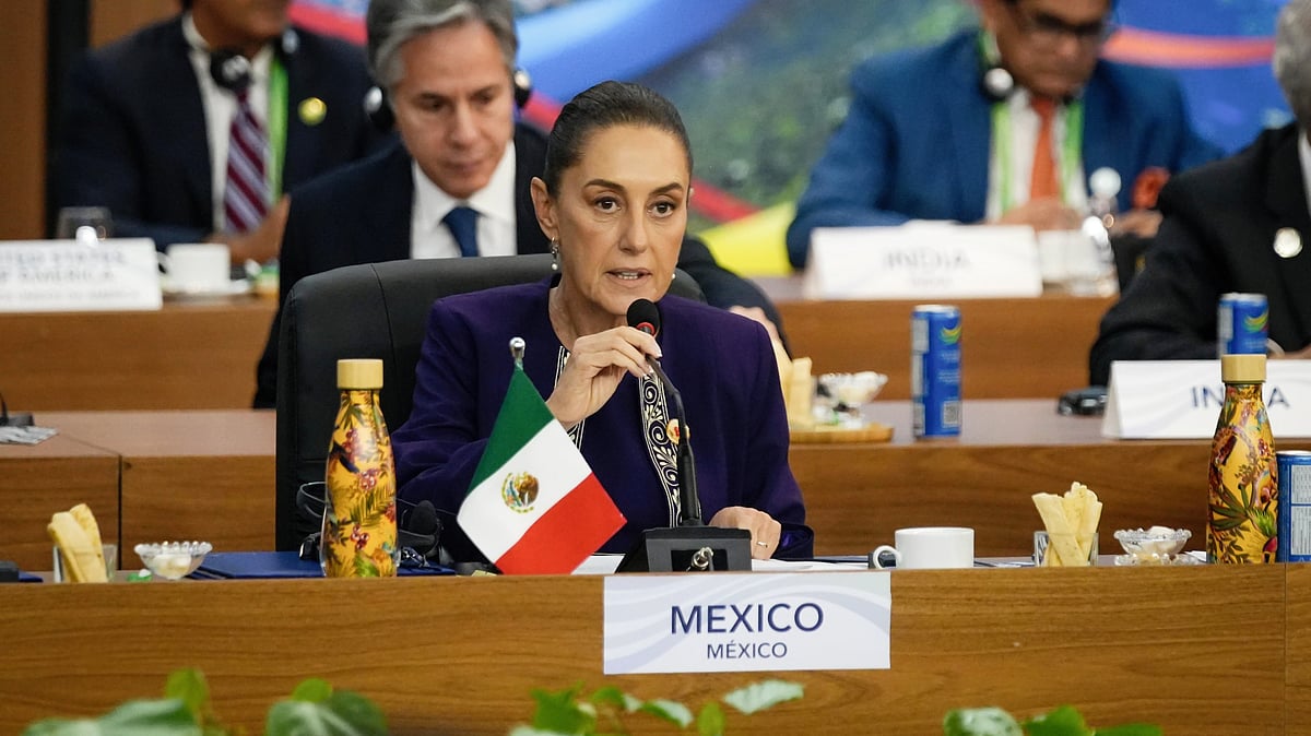 Mexican President Claudia Sheinbaum (photo: @Claudiashein/X)