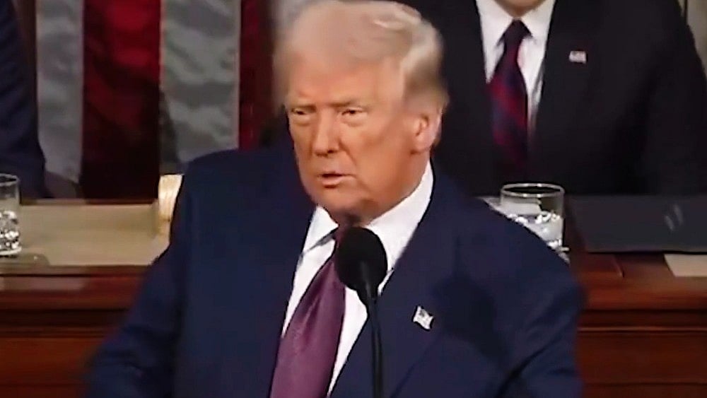 Trump takes credit for 'swift and unrelenting' action in speech to Congress