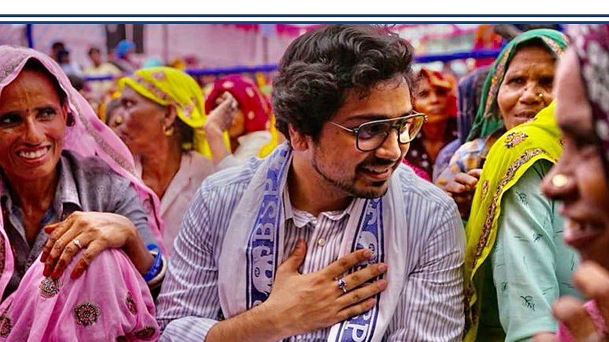Akash Anand, formerly of the BSP and Mayawati's nephew