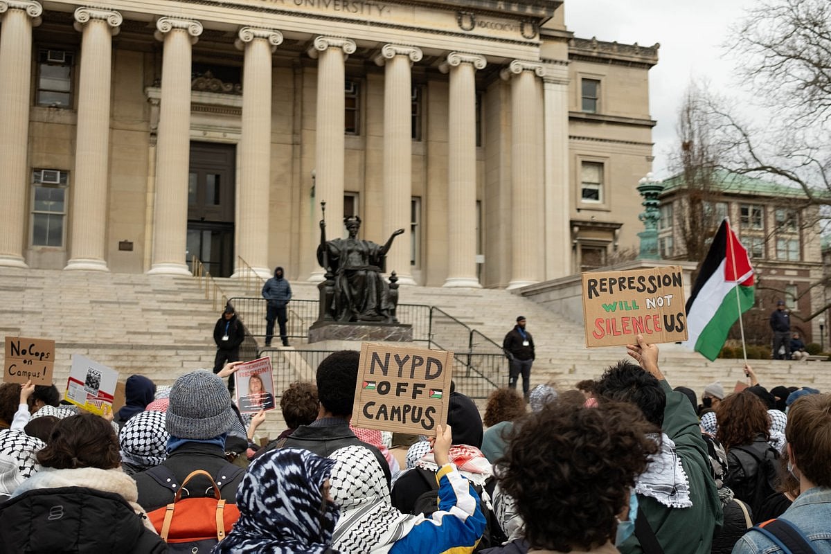 As of 6 March, the protest has spilled well beyond Barnard College to other parts of Columbia University's campus