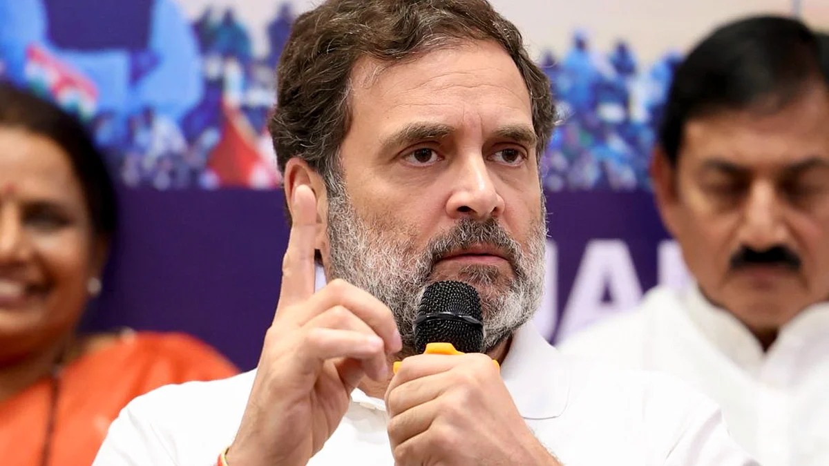 Rahul Gandhi in Ahmedabad on 7 March (photo: PTI)