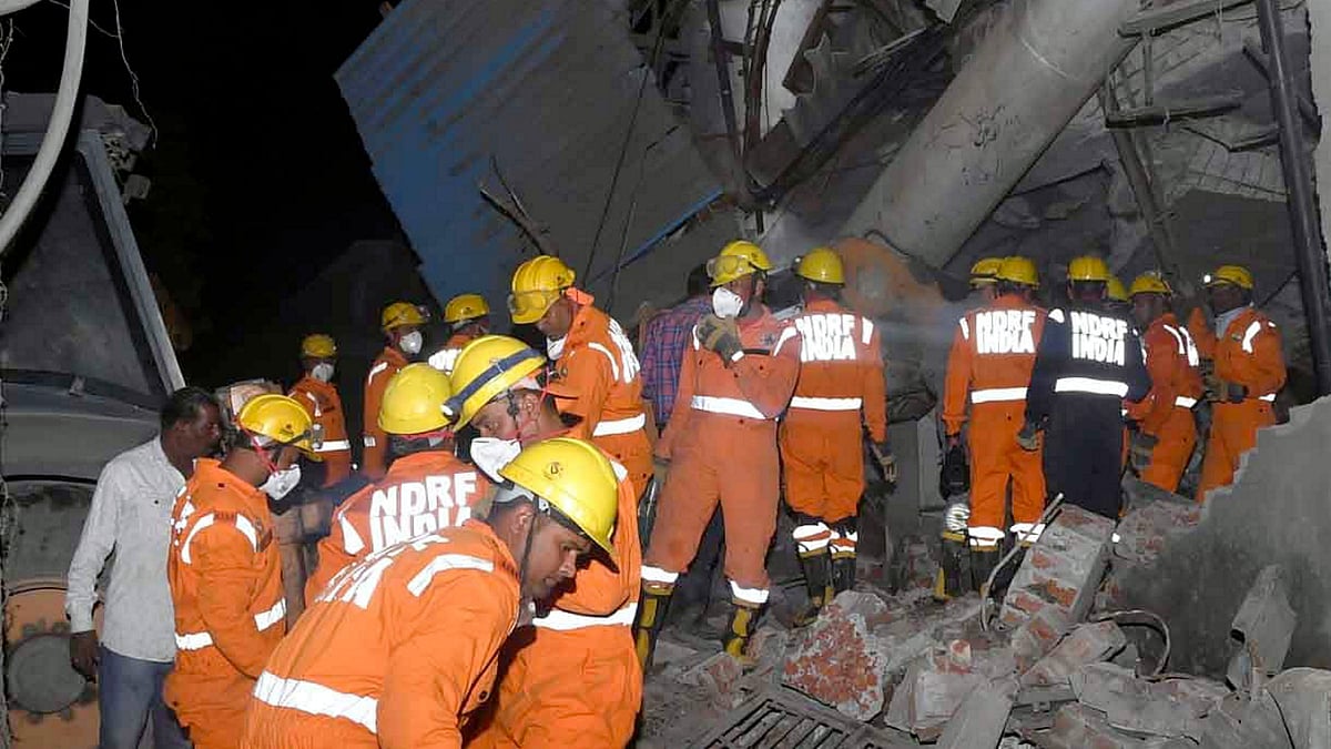 Multi-storey factory collapses in Ludhiana; 1 dead, rescue operation on