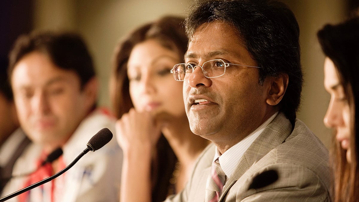 Lalit Modi in happier times (file photo)