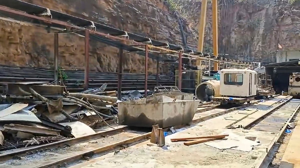 Telangana tunnel collapse: Robots join search operation