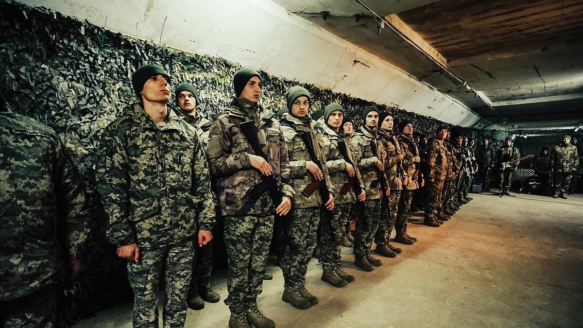 File image of new Ukrainian army recruits (photo: @RALee85/X)