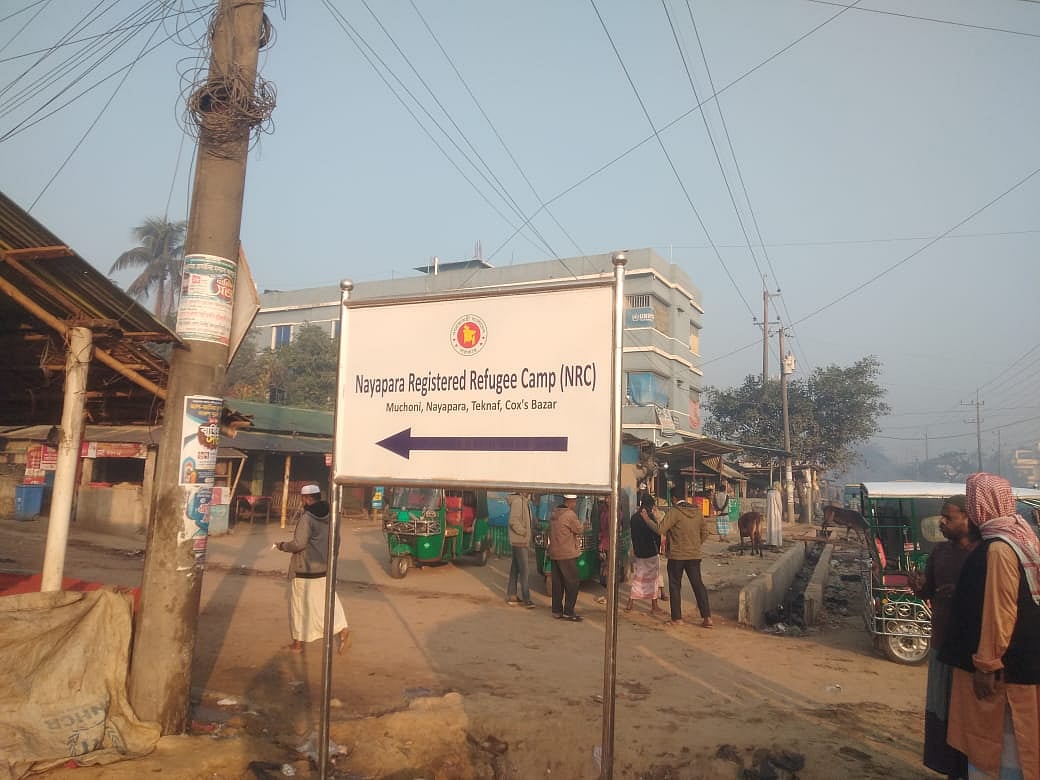 Nayapara Rohingya refugee camp in Cox's Bazar
