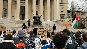 Justice Department probing if Columbia University hid students sought by US