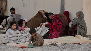 File photo of Afghan refugees
