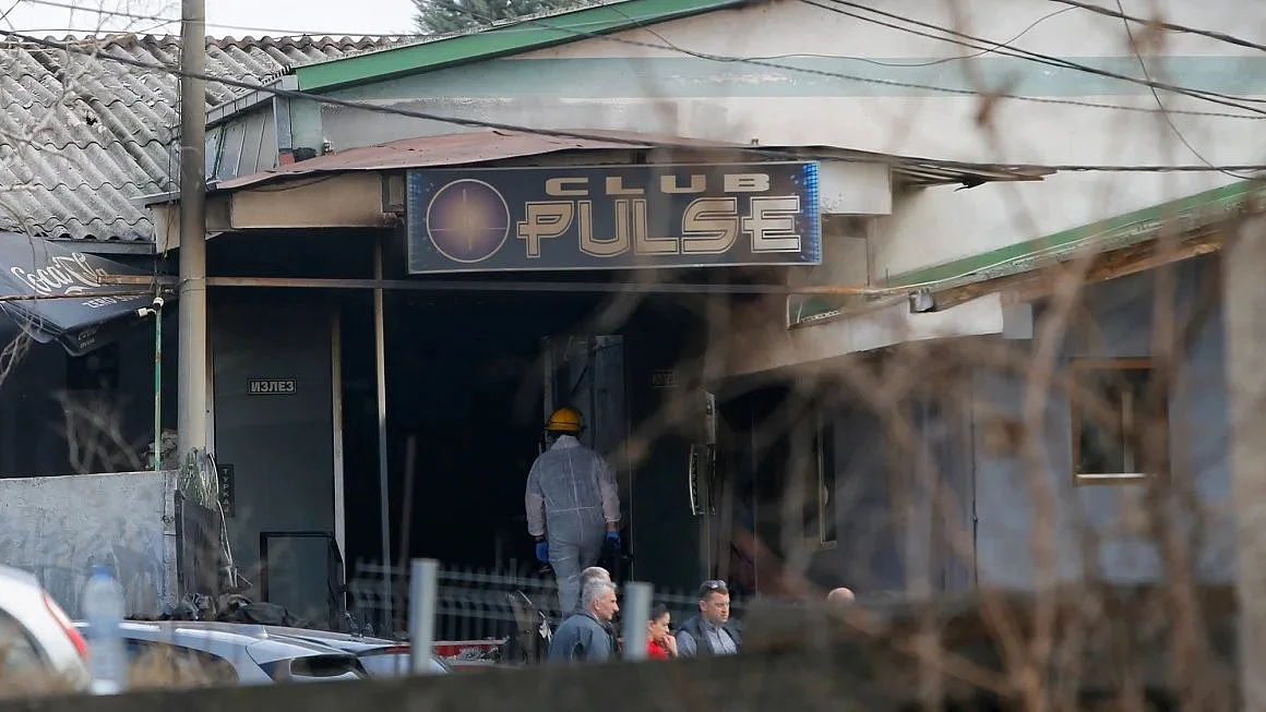 Pulse nightclub in Kočani, North Macedonia (photo: @Daddy_TwiXter/X)