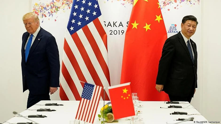 File photo of Donald Trump and Xi Jinping