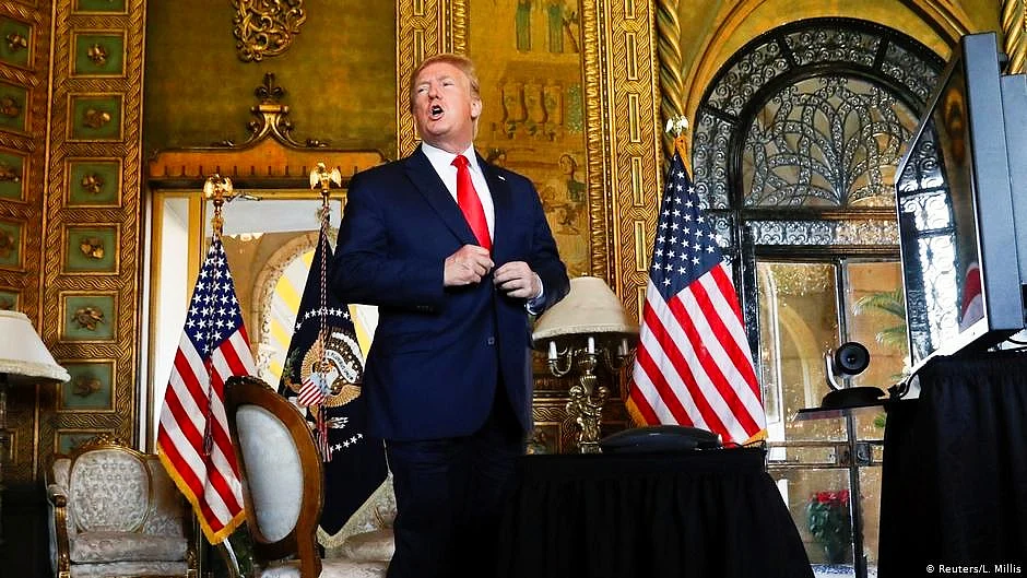 Donald Trump shrugs off Signal leak as minor glitch (file photo)