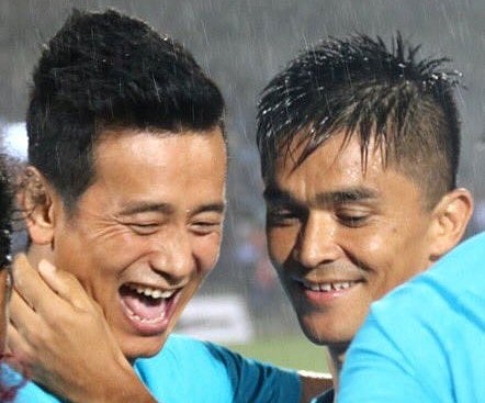 When Baichung Bhutia and Sunil Chhetri were colleagues