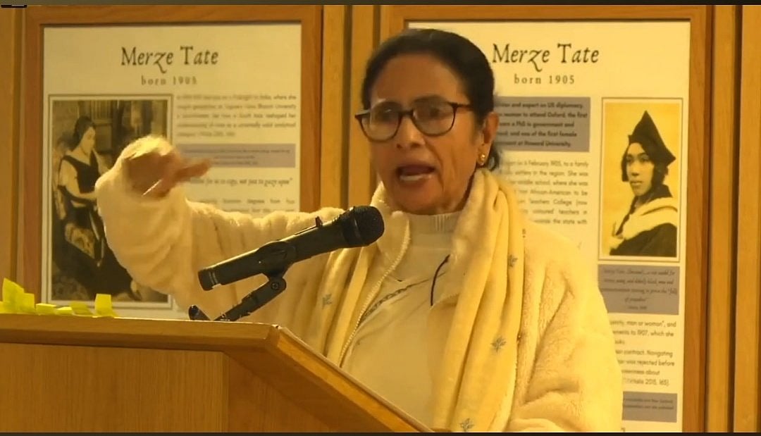 Mamata heckled over R.G. Kar case during her speech at Oxford University