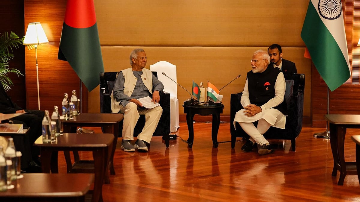 In Bangladesh, PM Modi urges Yunus to ‘avoid rhetoric, protect minorities’