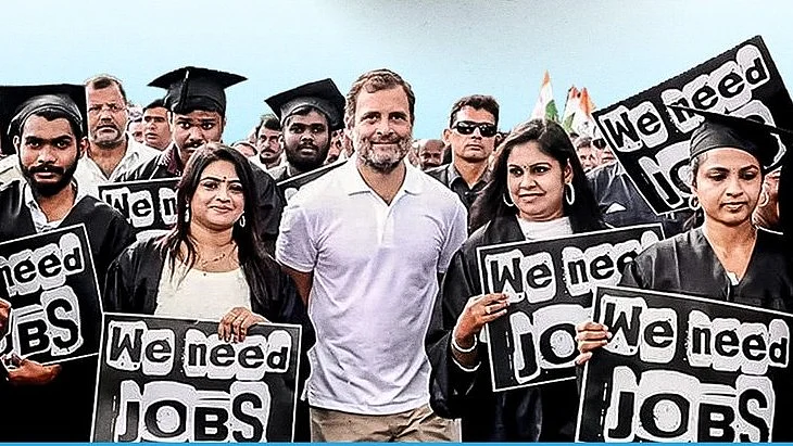 Rahul Gandhi marches with youth demanding 'We need JOBS' in the Bharat Jodo Yatra