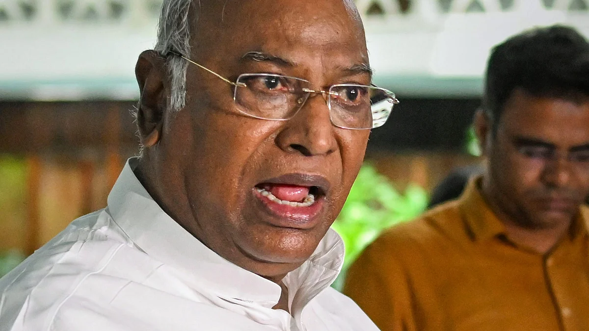 Congress president Mallikarjun Kharge (file photo)