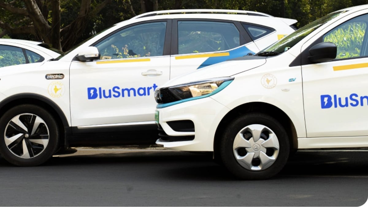 Representative image of BluSmart cabs (photo: IANS)