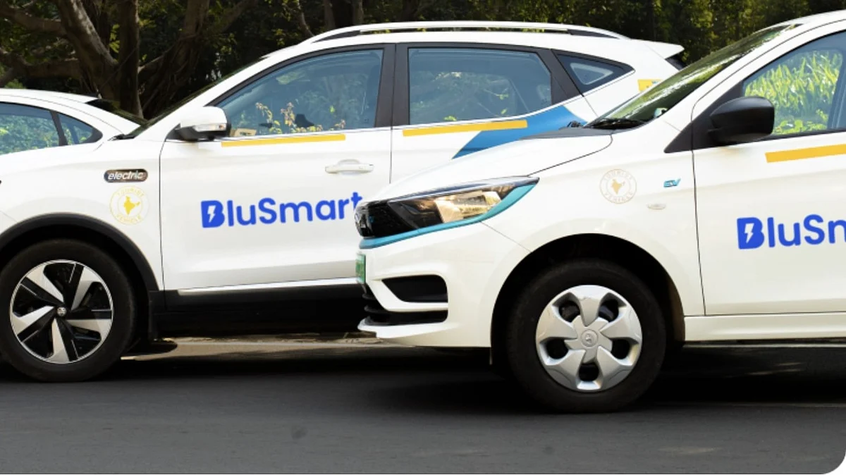 Representative image of BluSmart cabs (photo: IANS)