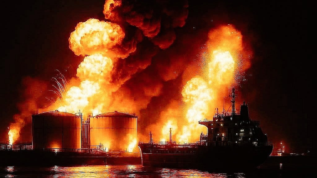 A visual from the US strikes (courtesy: @ME_Observer_/X)