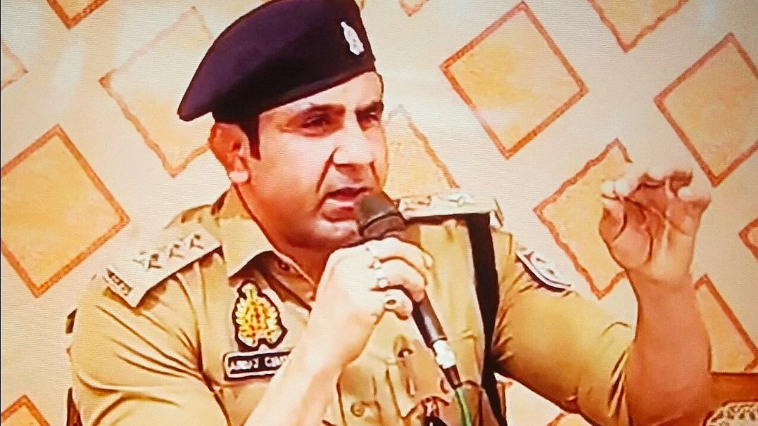 Sambhal circle officer Anuj Chaudhary (photo: @ShilpaP51944666/X)