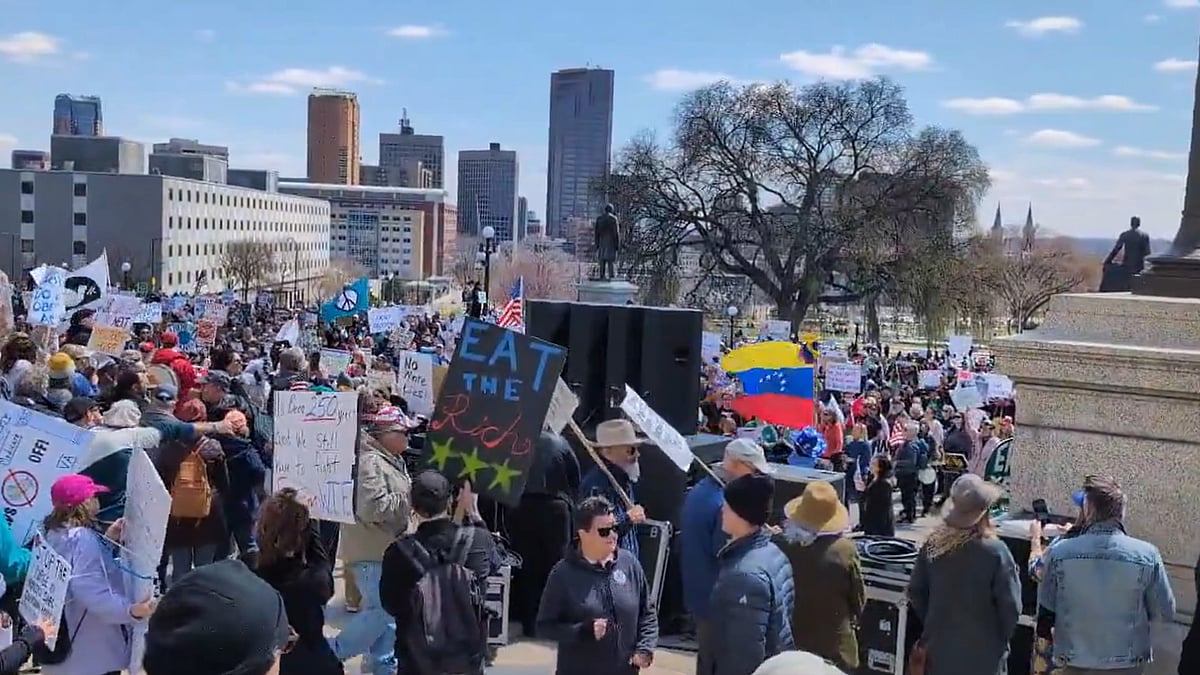 The US is witnessing anti-Trump protest across the country