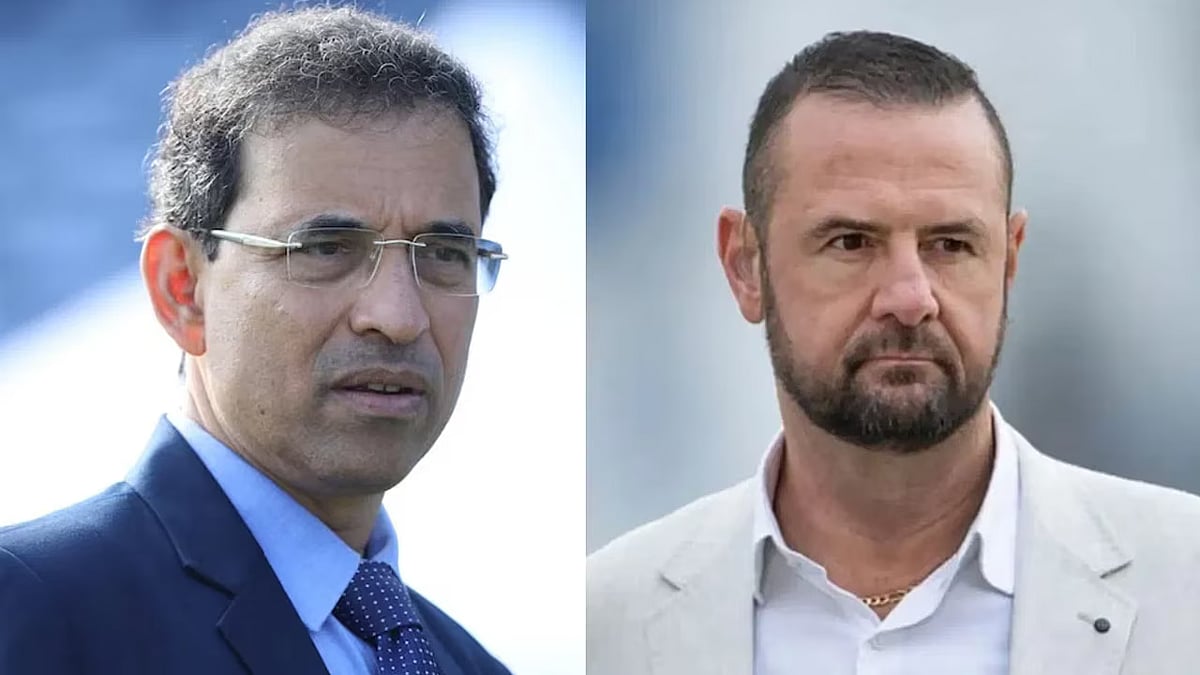 Harsha Bhogle (left) and Simon Doull
